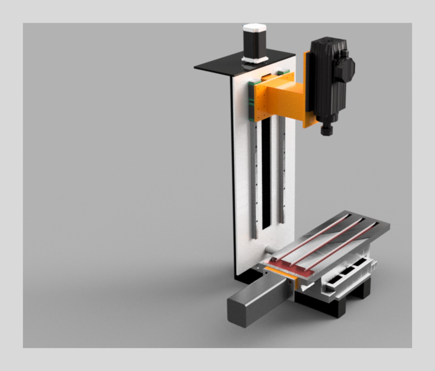 Rendu 3D de la fraiseuse CNC AKO MK1