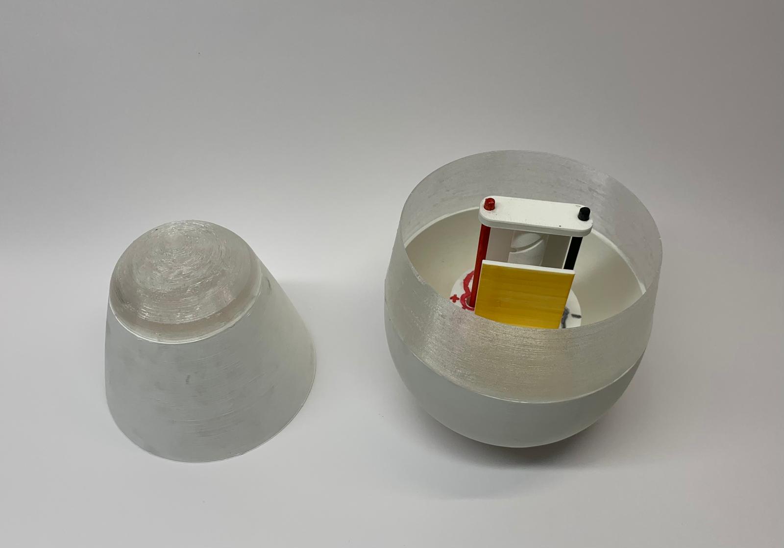 Héli Lampe prototype haut
